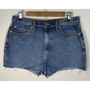 PINK Victoria’s Secret High-Waisted Cut Off Shorts Size 30 Cotton Women’s